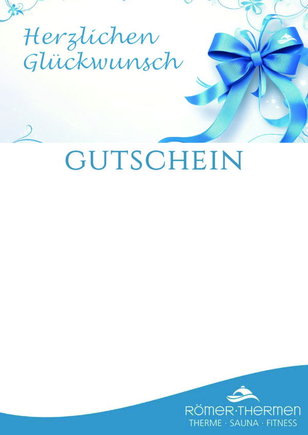 Gutscheiinmotiv Glückwunsch